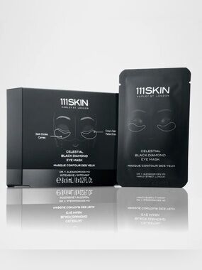 111SKIN Celestial Black Diamond Eye Mask   Box, 8 Count